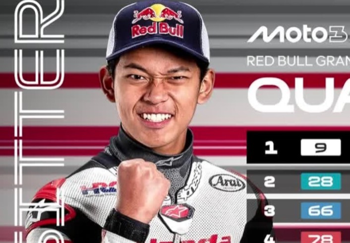 Menggila di Phillip Island, Veda Ega Pratama Sikat Pole Position Moto3 Australia 2026