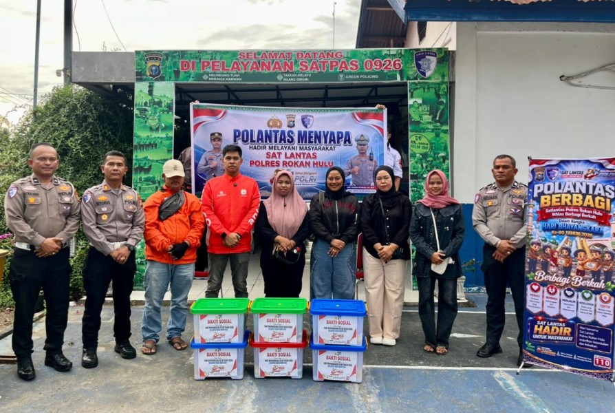 Polda Riau Salurkan 1.198 Paket Bansos hingga Bedah Rumah Jelang Hari Bhayangkara ke-80