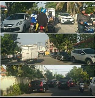 Warga Keluhkan Parkir Mobil Pegawai Diskes Membuat Macet Jalanan 