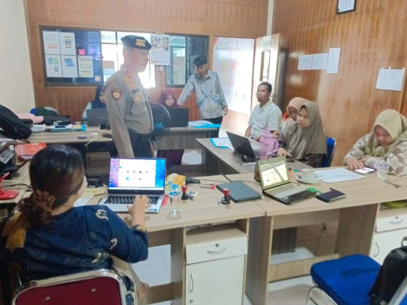 Kapolsek Minas Sukses Sosialisasikan Harkamtibmas di SMPN 03 Minas