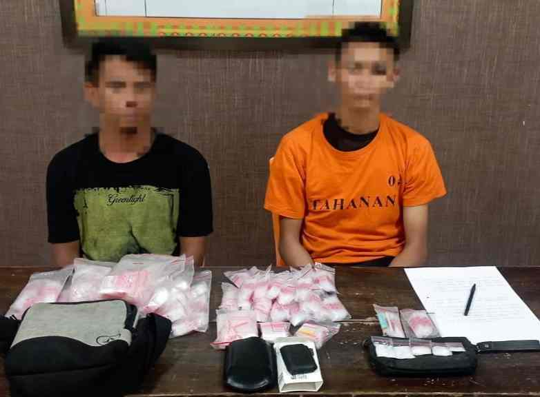 Polsek Kemuning Tangkap 4 Pelaku Narkotika di 2 Tempat Berbeda