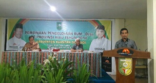 Sekretaris Daerah Dianto Mampanini Buka Pelatihan BUMDesa