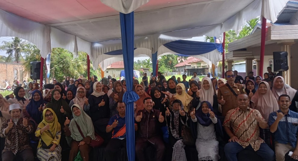 Reses di Sri Meranti Rumbai, Sumardany Tampung Aspirasi Sumur Bor hingga Banjir Warga