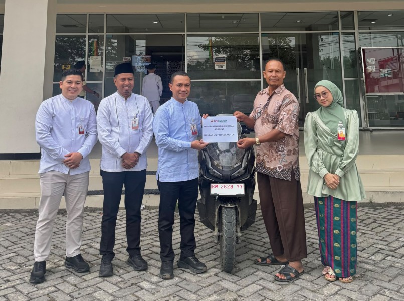 Bedelau Langsung BRK Syariah, Siswanto Bawa Pulang Honda ADV 160