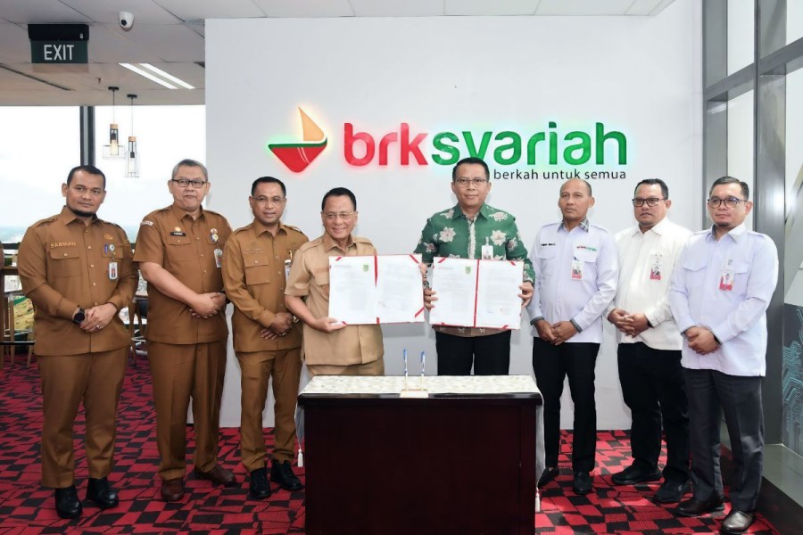 Perkuat Sinergi Daerah, BRK Syariah dan Pemkab Rokan Hilir Teken MoU Layanan Perbankan
