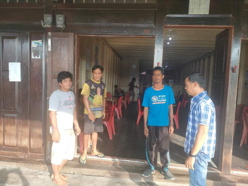 Ciptakan Suasana Kamtibmas, Polsek Concong Cek Pengamanan Mako dan Asrama