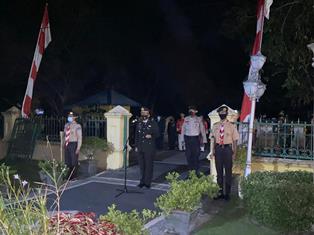 Kapolres Siak Pimpin Apel Kehormatan & Renungan Suci