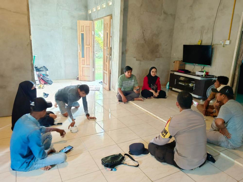 Polsek Sungai Apit Ajak Seluruh Warga Sama Sama Jaga Kamtibmas Jelang Pencoblosan