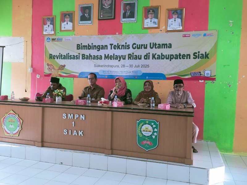 Balai Bahasa Gelar Bimtek Guru Utama RBD