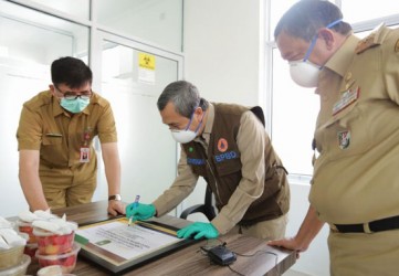 Lega, Laboratorium untuk Uji Swab Diresmikan Gubri