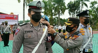 Polres Siak Laksanakan Apel Gelar Pasukan Ops Zebra Lancang Kuning 2021